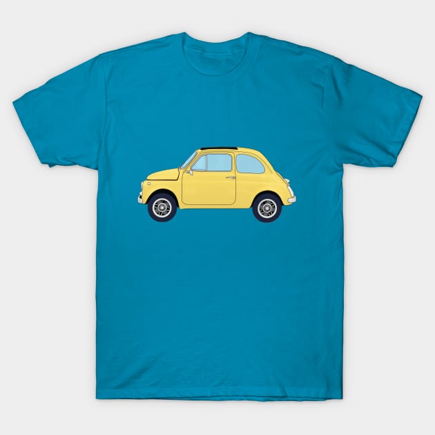 Little Yellow Car T-Shirt by Dingo Graphics